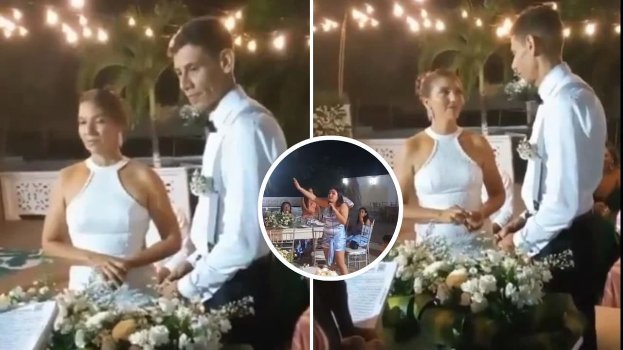 Novia se niega a casarse en pleno altar y exhibe al novio por dejarla endeudada con la boda: invitados hacen coperacha