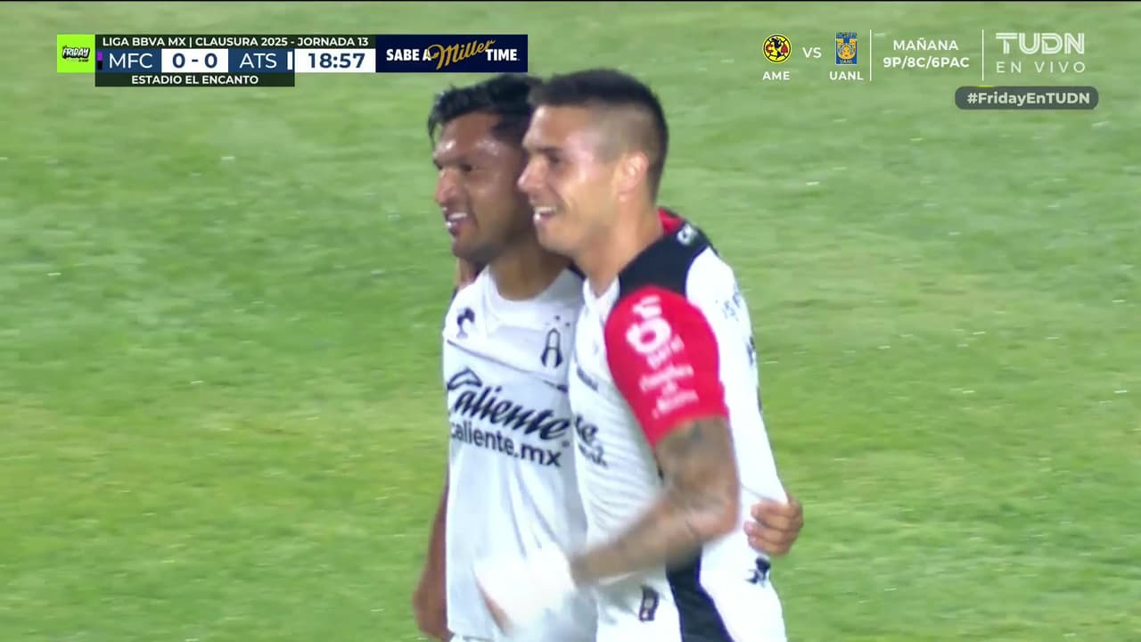 ¡Golazo del Atlas! Después de la revisión del VAR se valida el gol del Mudo