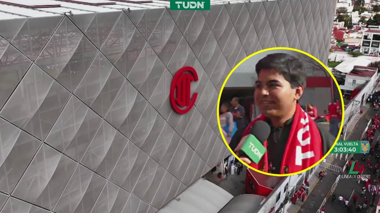 ¿Ayuda divina al Diablo? Lo que se encontraron afuera del estadio