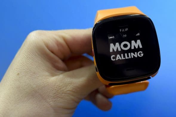 La marca Telefónica presentó su reloj inteligente FiLIP.