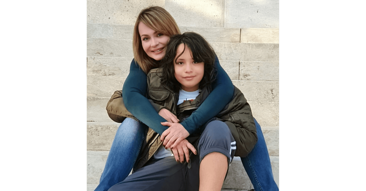 Gabriela Spanic y su hijo
