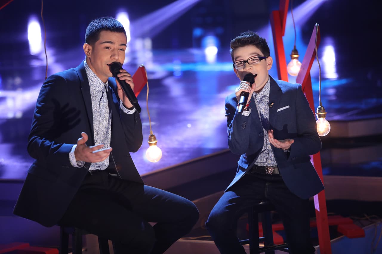 Ambos cantaron 'Nada más por eso'.