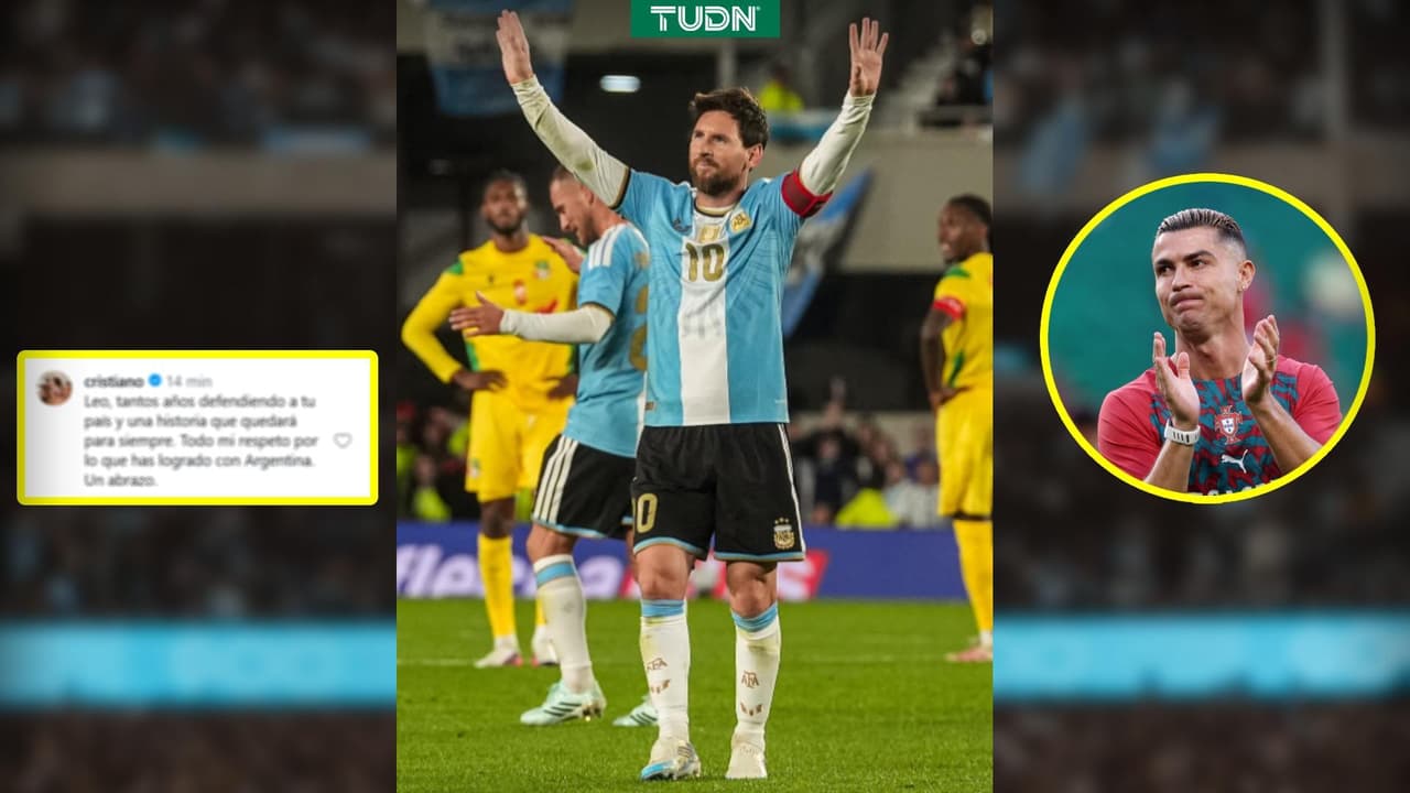 Lionel Messi se despide de Argentina y Cristiano Ronaldo reacciona