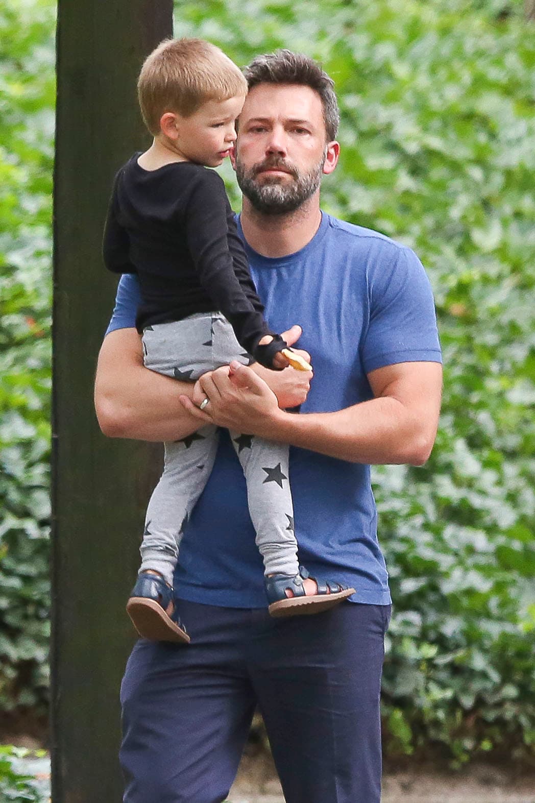 Ben Affleck también va superando el divorcio.