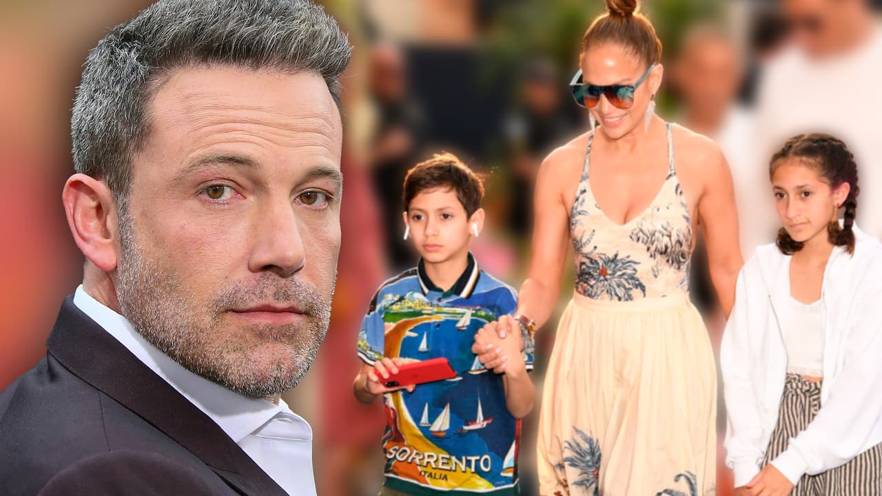 Primero la mamá y ahora los mellizos de JLo: Max y Emme están "muy cómodos" con Ben Affleck