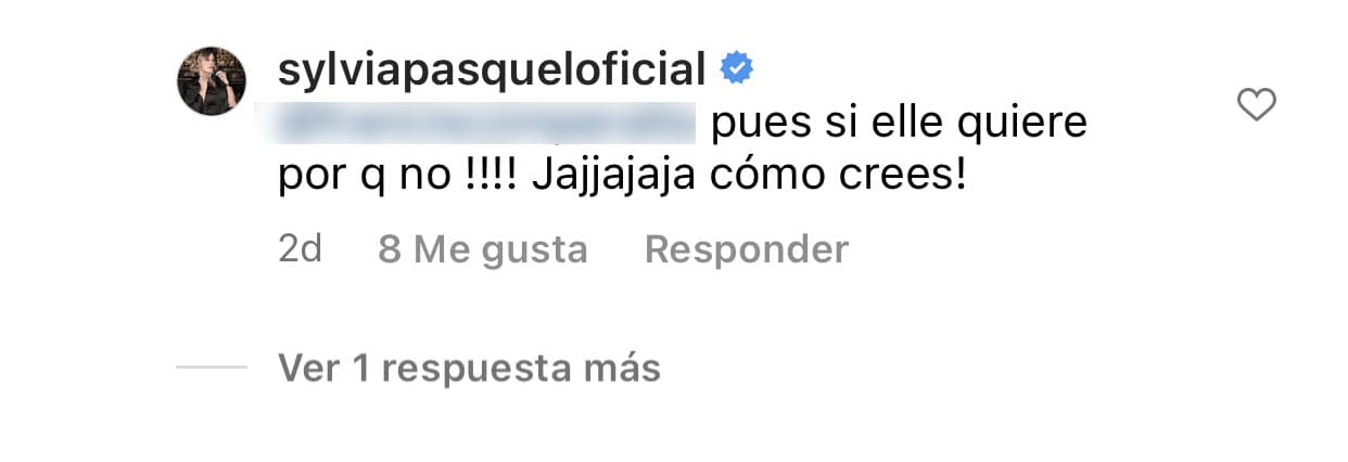 Con humor, su hija respondió:
<b>"Pues si ella quiere, ¡por qué no!"</b>.
<br>