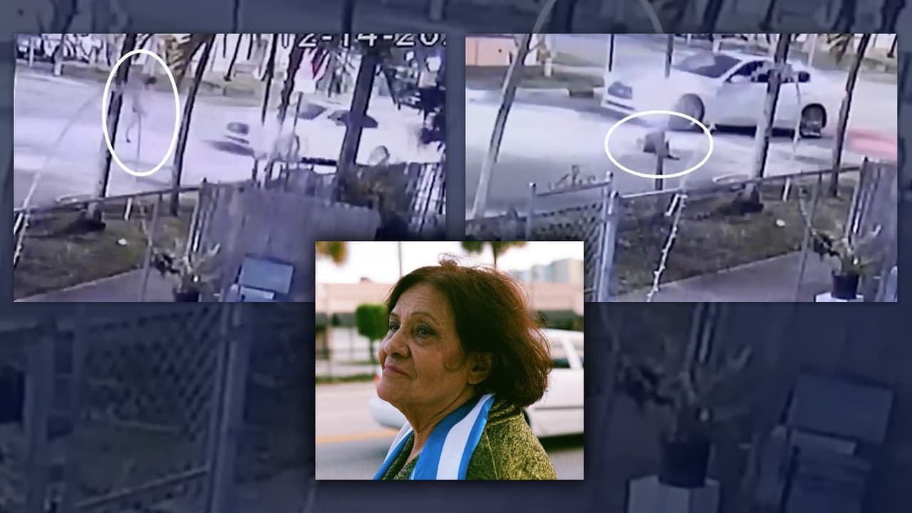 Atropella a abuelita hispana y se da a la fuga. Video capta el percance y buscan al sospechoso