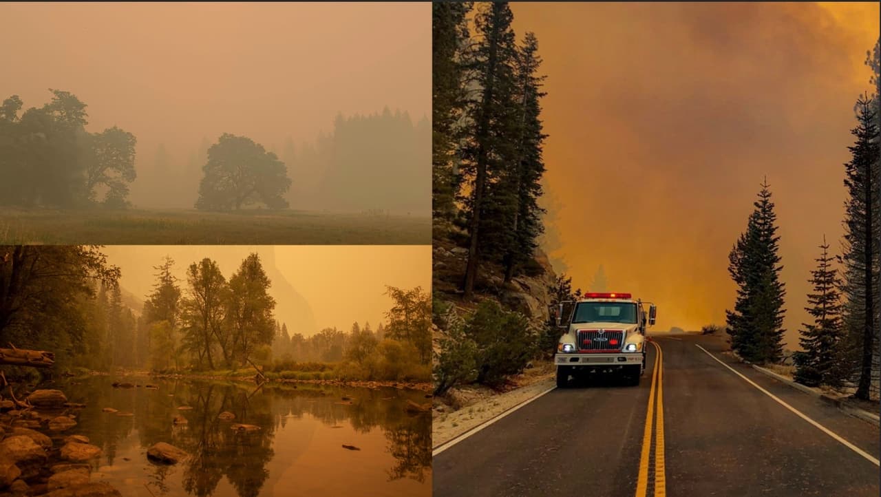 Cierran Parque Yosemite debido a los niveles peligrosos que registra la calidad del aire en la zona