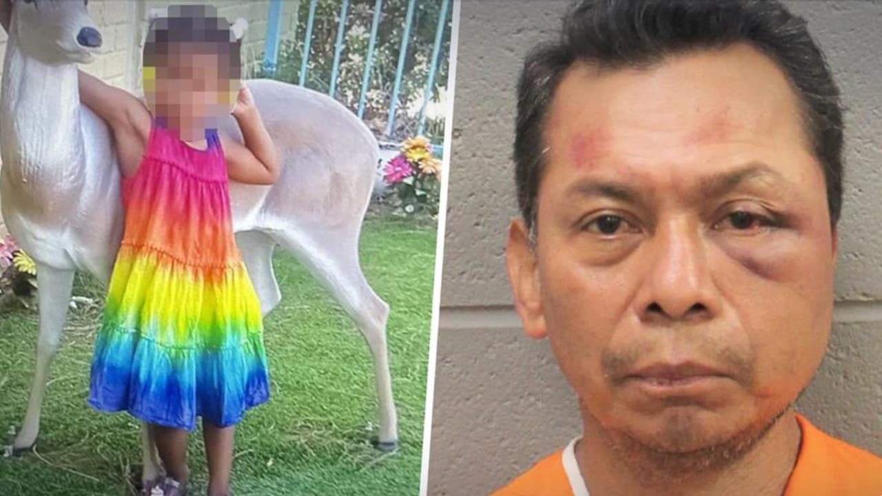 La víctima vestía una pijama morada con mangas largas la última vez que se le vio antes de que el hombre de origen hondureño se la llevara.