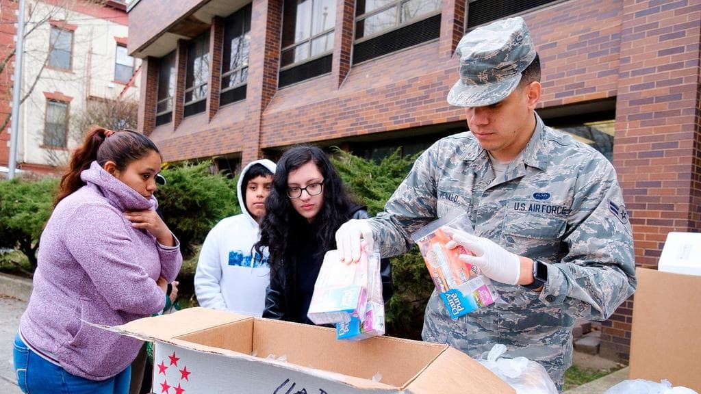 New Rochelle, was one of the first place to be struck by the coronavirus in New York. March 12 2020.