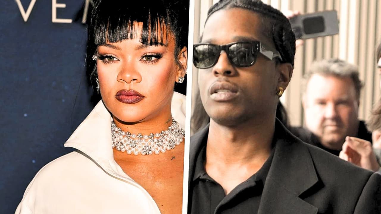 Rihanna llegó al juicio de su pareja A$AP Rocky por demanda de un rapero