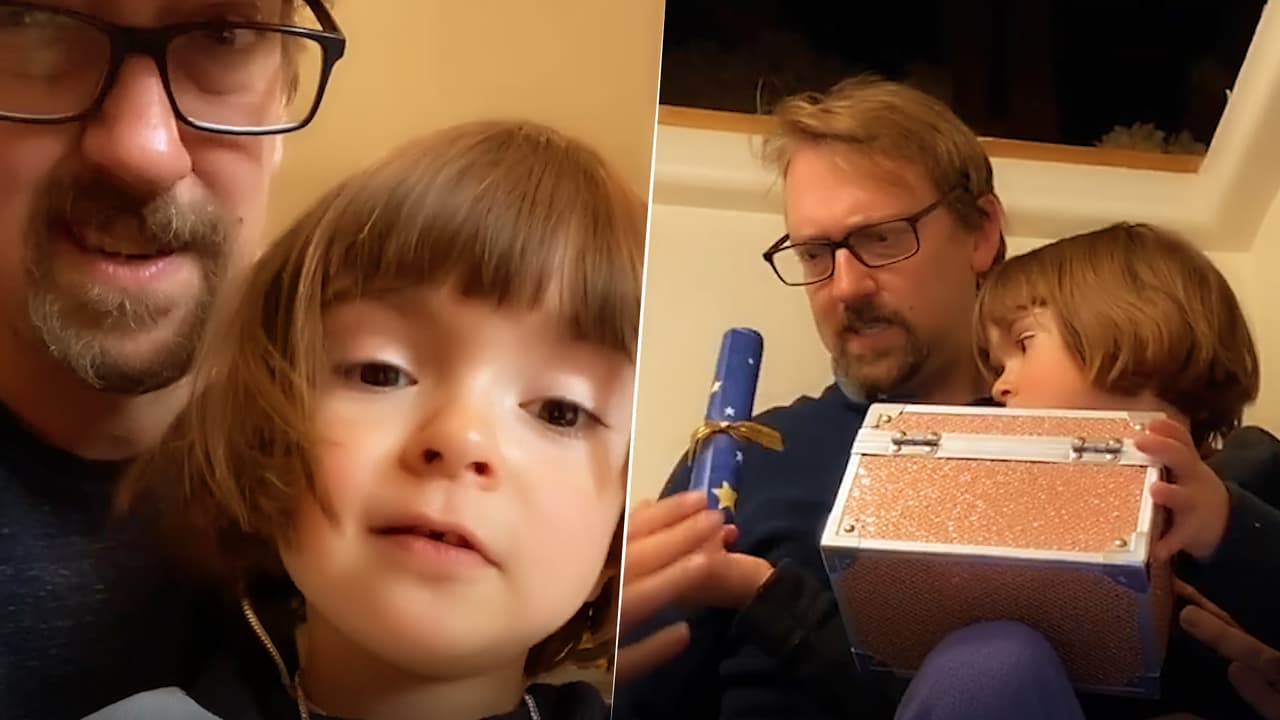 Este papá inventó para su hija una búsqueda del tesoro tan adorable que querrás ser un niño de nuevo