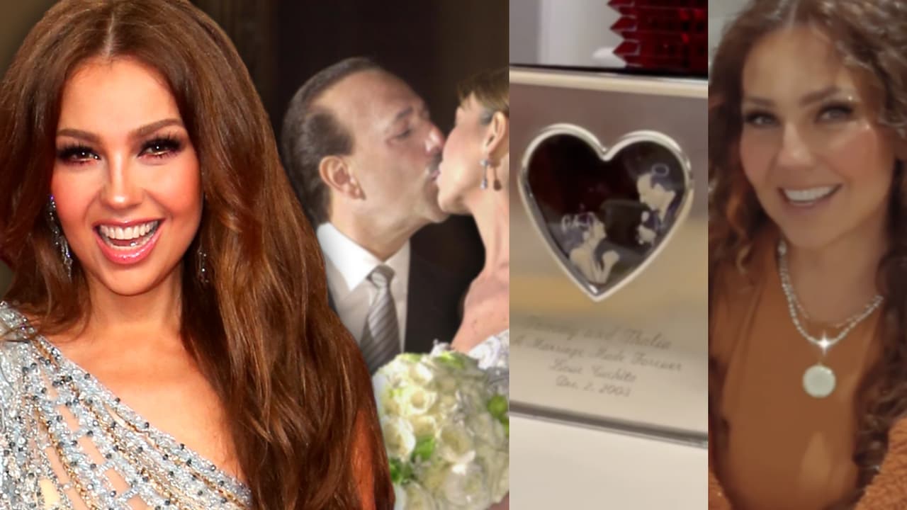 Caviar, un medallón de oro y diamantes y una ‘canción’: así Tommy Mottola y Thalía celebraron 20 años de matrimonio