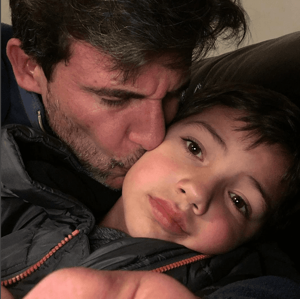 Su adoración es Diego, su hijo más pequeño.