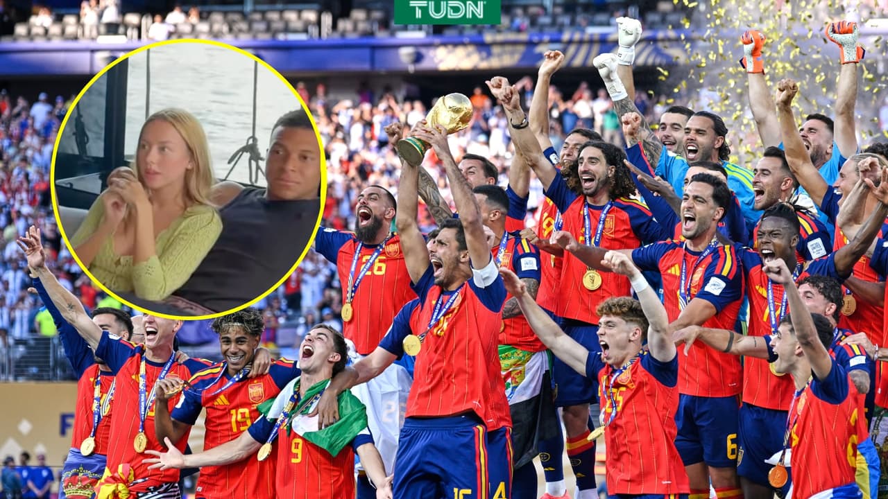 Con Ester Expósito! Así vivió Mbappé la final España vs. Argentina del Mundial 2026