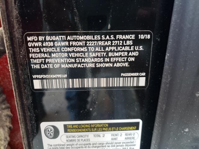 Bugatti Chiron de El Alfa