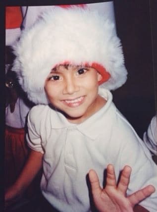 La Navidad es la época que más disfrutaba de chico.