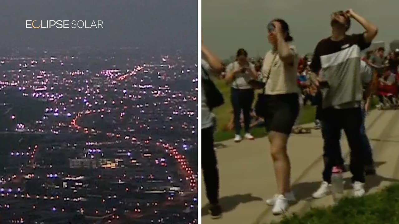 El eclipse solar total del 8 de abril de 2024 
<b><a href="https://www.univision.com/local/dallas-kuvn/eclipse-total-solar-8-abril-dallas-fort-worth-penumbra-fotos" target="_blank">fue histórico</a></b> en Estados Unidos por los minutos de penumbra. La primera ciudad grande de Estados Unidos en experimentar la totalidad del eclipse fue Dallas.