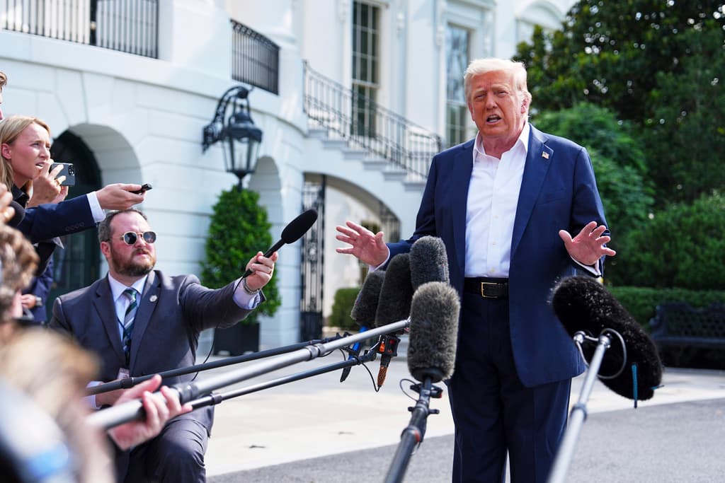 Trump este 11 de julio. (AP Photo/Evan Vucci)