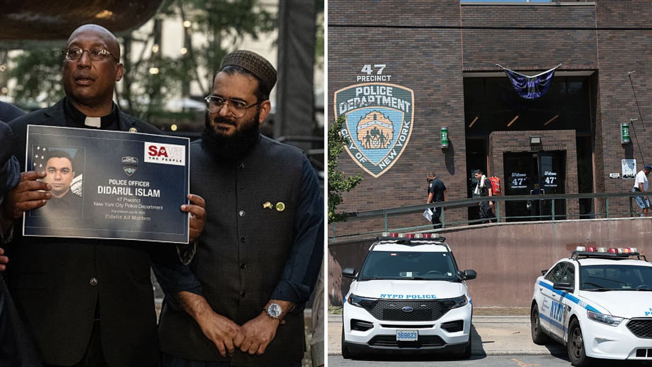 Comunidad de Nueva York se despide al oficial Didarul Islam, caído en tiroteo de Manhattan