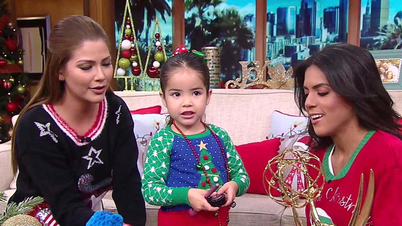 Mientras Giulietta se divertía frente a las cámaras de Despierta América.