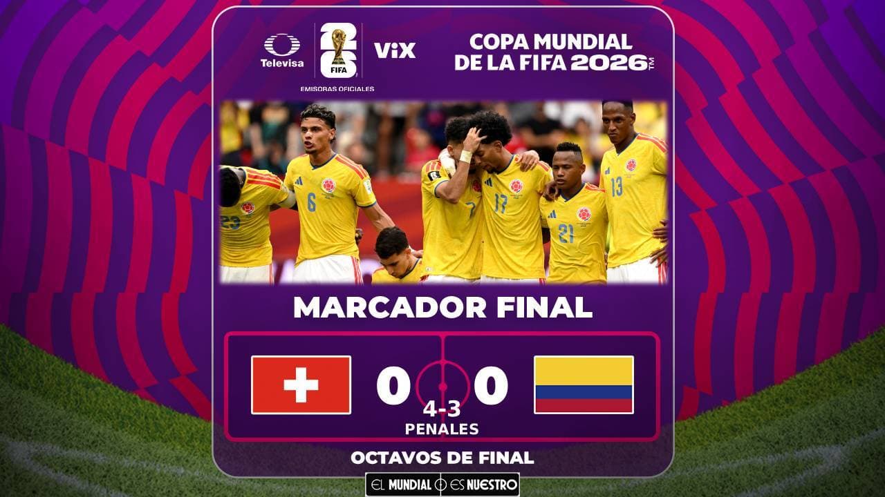 ¡Drama total en Vancouver! Suiza elimina a Colombia en penales