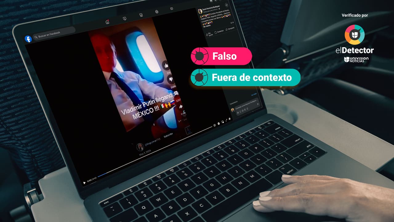 Es falso que ese video muestre al presidente ruso llegando a México