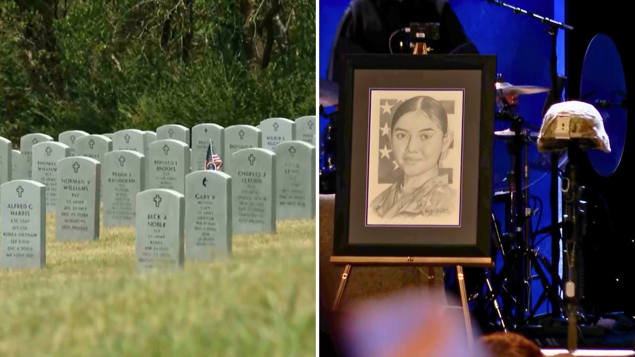 El toque de “Taps”, una melodía utilizada en funerales militares, 
<b>acompañó el último adiós a Isabella Gonzales. </b>
<br>La soldado de 19 años 
<b>fue sepultada este domingo 2 de agosto con honores militares</b> en el Cementerio Nacional de Dallas – Fort Worth. 
<br>Durante la ceremonia también se realizó una salva de honor
<b> y fueron liberadas palomas blancas. </b>
<br>Isabella, criada en Carrollton, 
<a href="https://www.univision.com/local/dallas-kuvn/isabella-gonzales-regresa-eeuu-tras-morir-jordania-fotos" target="_blank"><b><b>murió el 17 de julio durante un ataque contra la base aérea Muwaffaq Salti, en Jordania.</b></b></a>
<b><b> </b></b>
<br>Estaba desplegada en apoyo de una operación militar de Estados Unidos contra el grupo Estado Islámico, de acuerdo con el Ejército de Estados Unidos.
<br>
<a href="https://www.whatsapp.com/channel/0029VafZxTzGpLHXXhtL0Y3A" target="_blank">📲 Únete a nuestro canal de WhatsApp: Haz clic aquí para estar al tanto de las últimas noticias e historias de tu comunidad</a>
