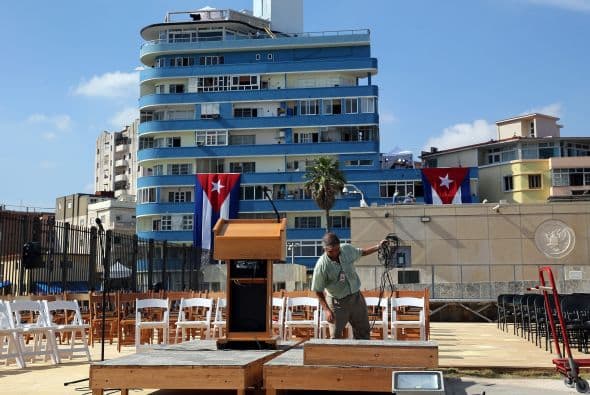 La Habana comenzó a prepararse desde entonces para Kerry, el funcionario estadounidense de más alto rango que ha visitado la isla en casi 70 años.