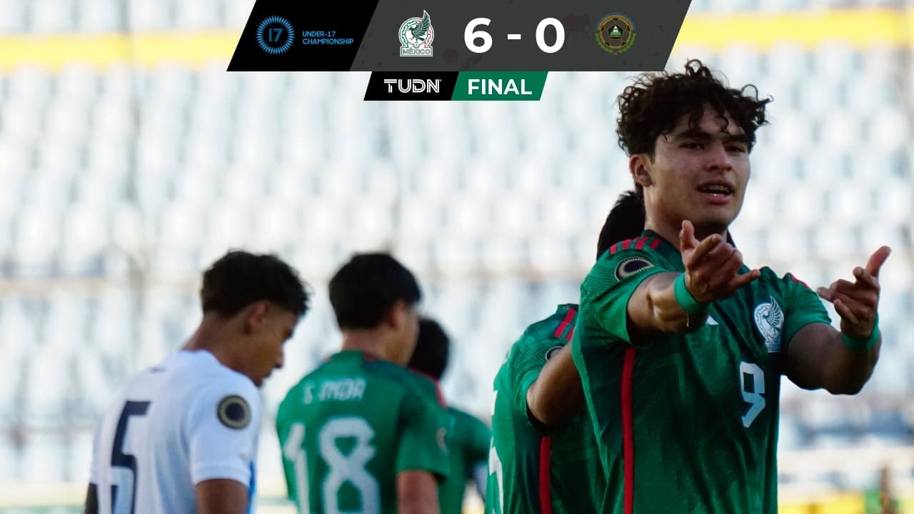 Resumen | El Tri Sub-17 aplasta a Nicaragua y queda a un paso del Mundial