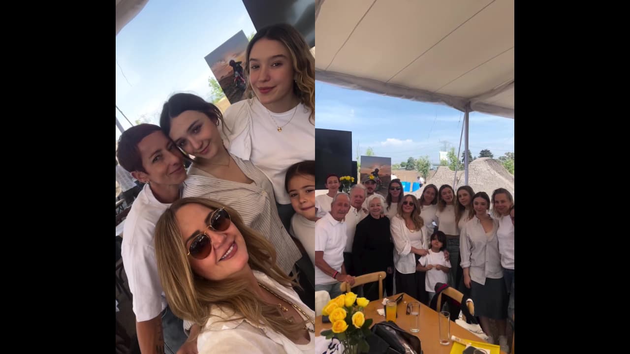 Andrea Legarreta y su familia recordaron a Mateo a poco más de un mes de su muerte.