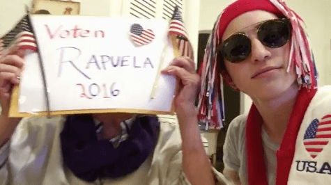 No quería influenciar a nadie en las pasadas elecciones, pero a través de su rap invitó a votar por... ¿quién más que 'Rapuela'?