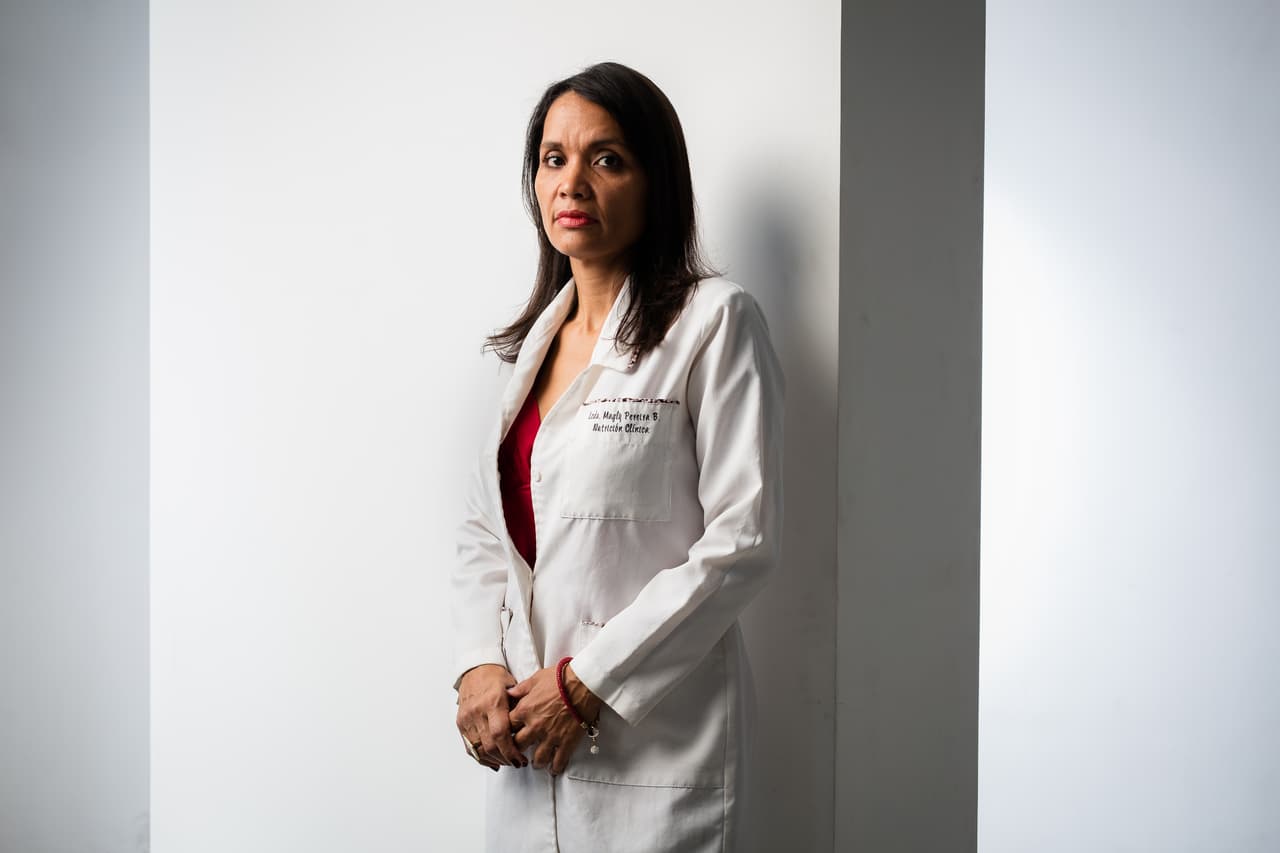 Nutricionista, endocrinóloga, es dietista infantil en la Cruz Roja. Compraba fórmulas lácteas para sus pacientes pero ya no las encuentra.