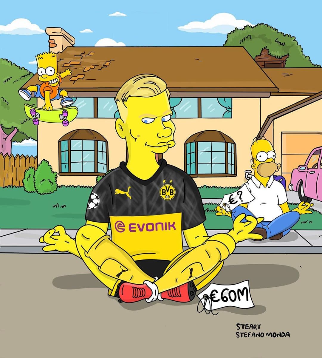 La sensación de Europa, Erling Haaland, el goleador del Dortmund.