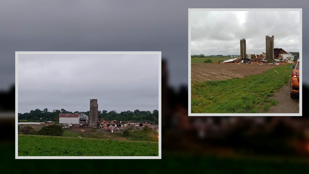 Confirmado: Dos tornados tocaron tierra durante el aviso por tiempo severo en Pensilvania 