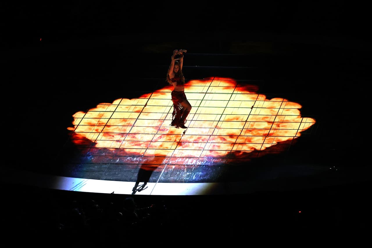 <b>Las proyecciones de Shakira</b> se limitaron a poner el suelo en llamas.