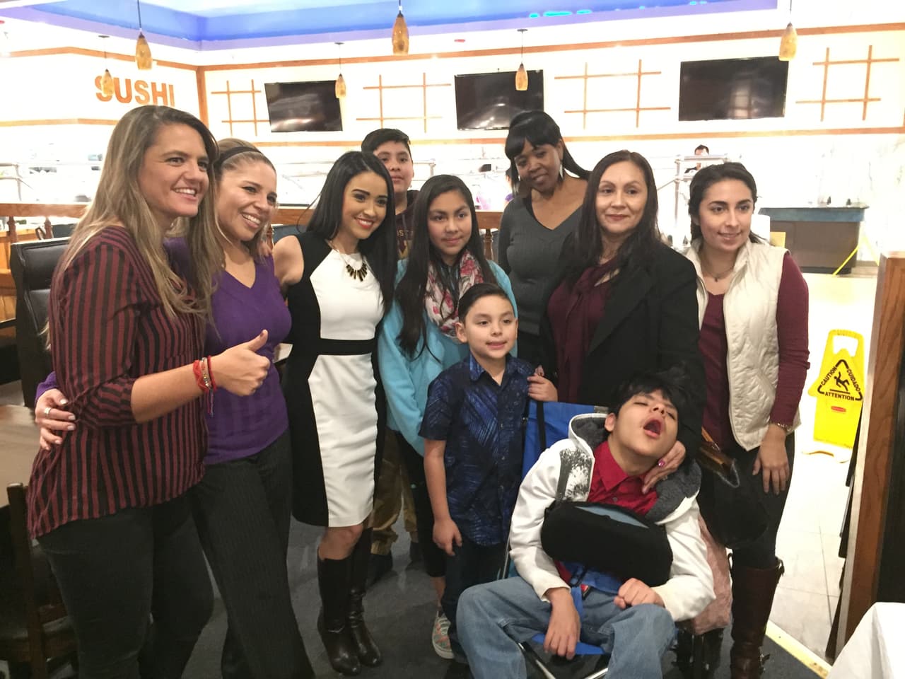 Los participantes estuvieron acompañados del talentoso grupo de noticias de Univision 40 North Carolina.