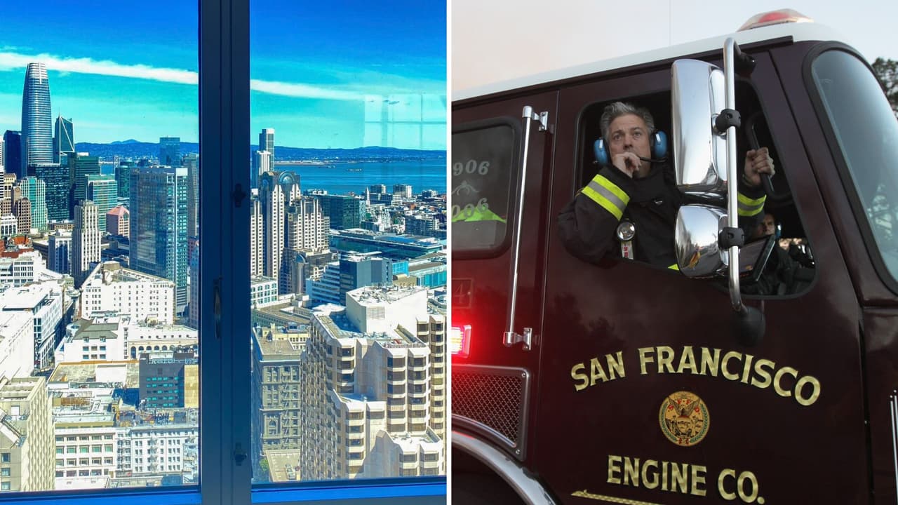 Reportan vidrios en riesgo de caer debido a los fuertes vientos en San Francisco