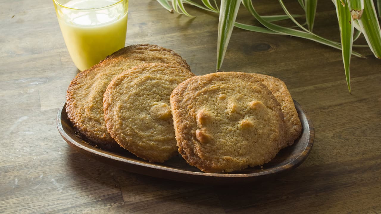 Galletas de chocolate blanco y macadamia