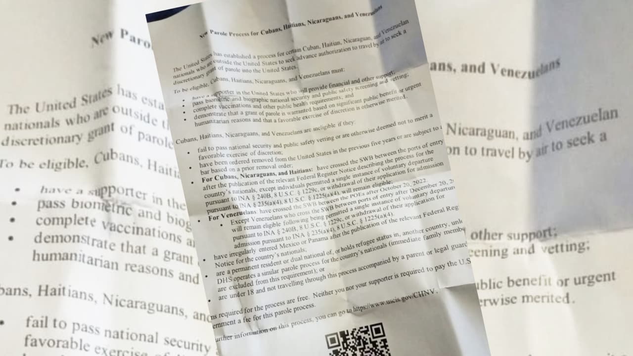 Documento que les entregaron a los ecuatorianos deportados por Nogales.
