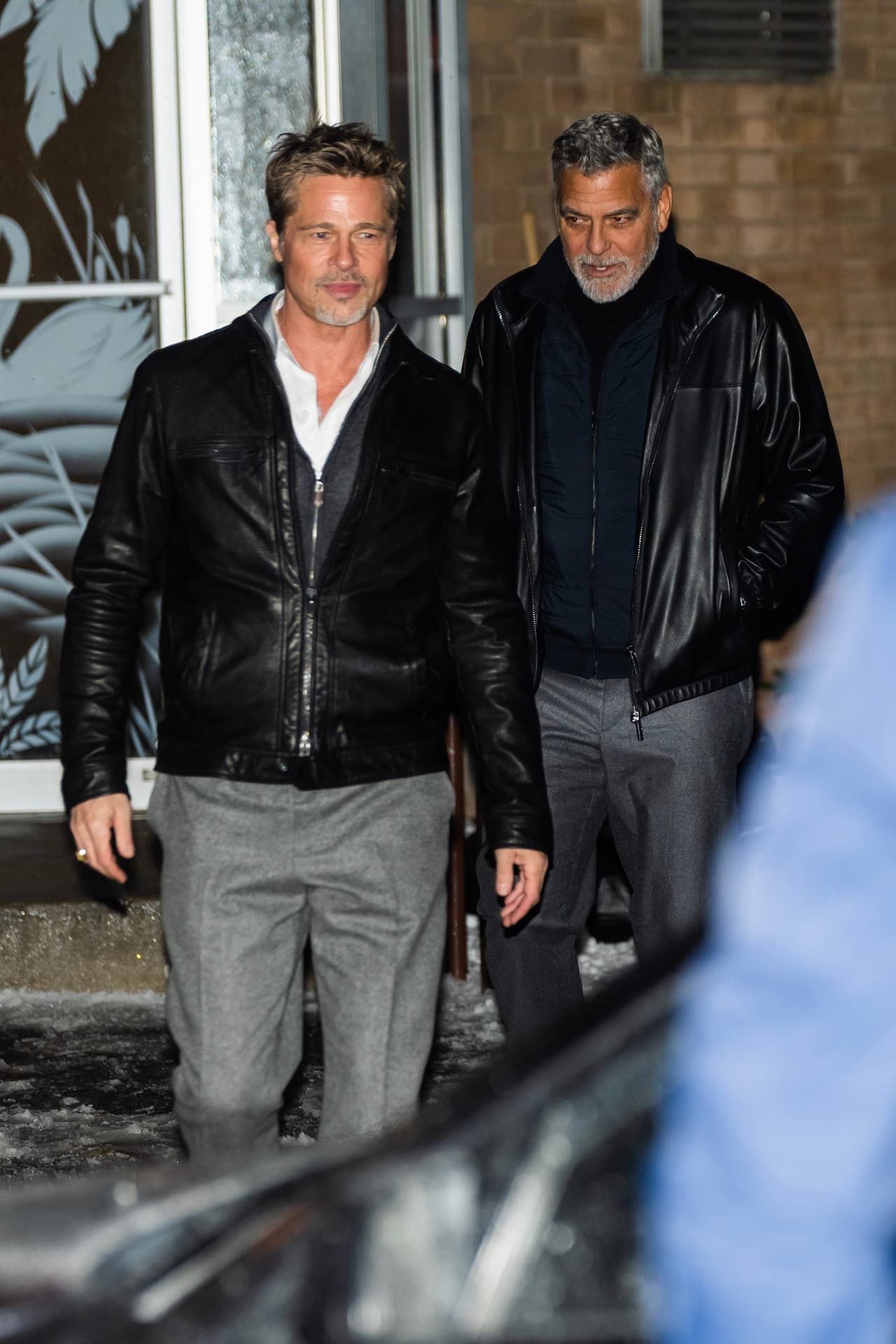 Brad Pitt y George Clooney
