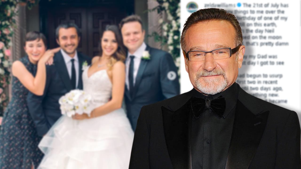 Hijo del fallecido Robin Williams se casó en una fecha especial para su padre