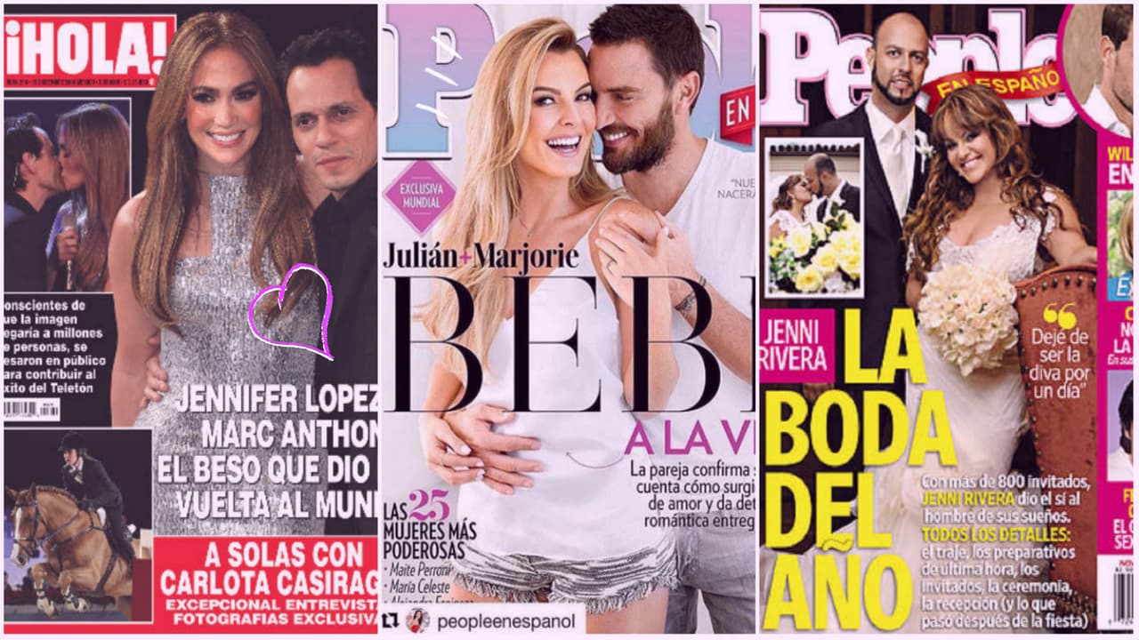 "Tu amor es un periódico de ayer": parejas que derramaron miel en portadas de revista y ya no están juntos
