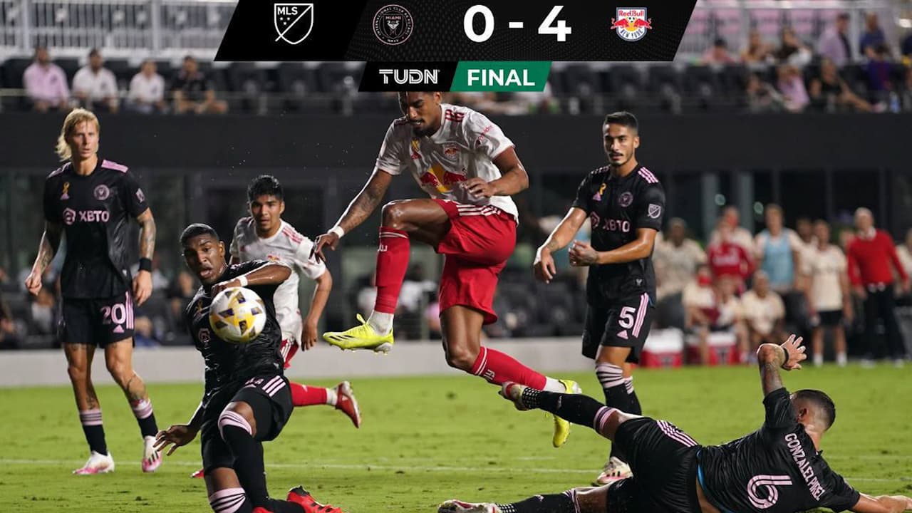 Los Red Bulls embisten al Inter Miami y no los dejan anotar