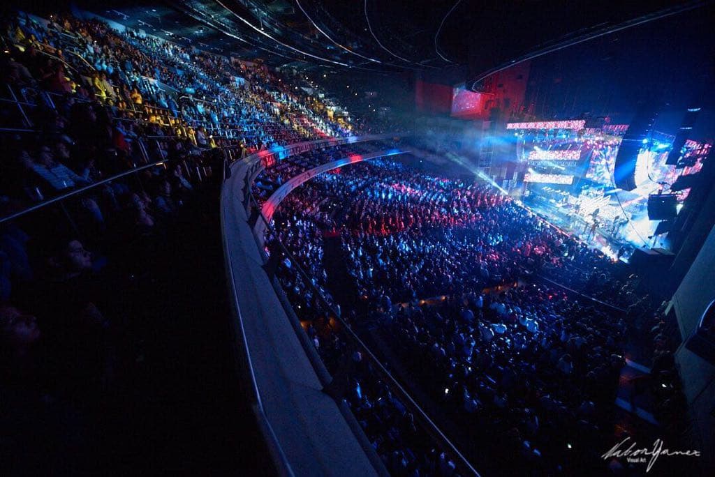 Así lucía el auditorio tapatío en el que Julión repitió su éxito de hace algunos años.