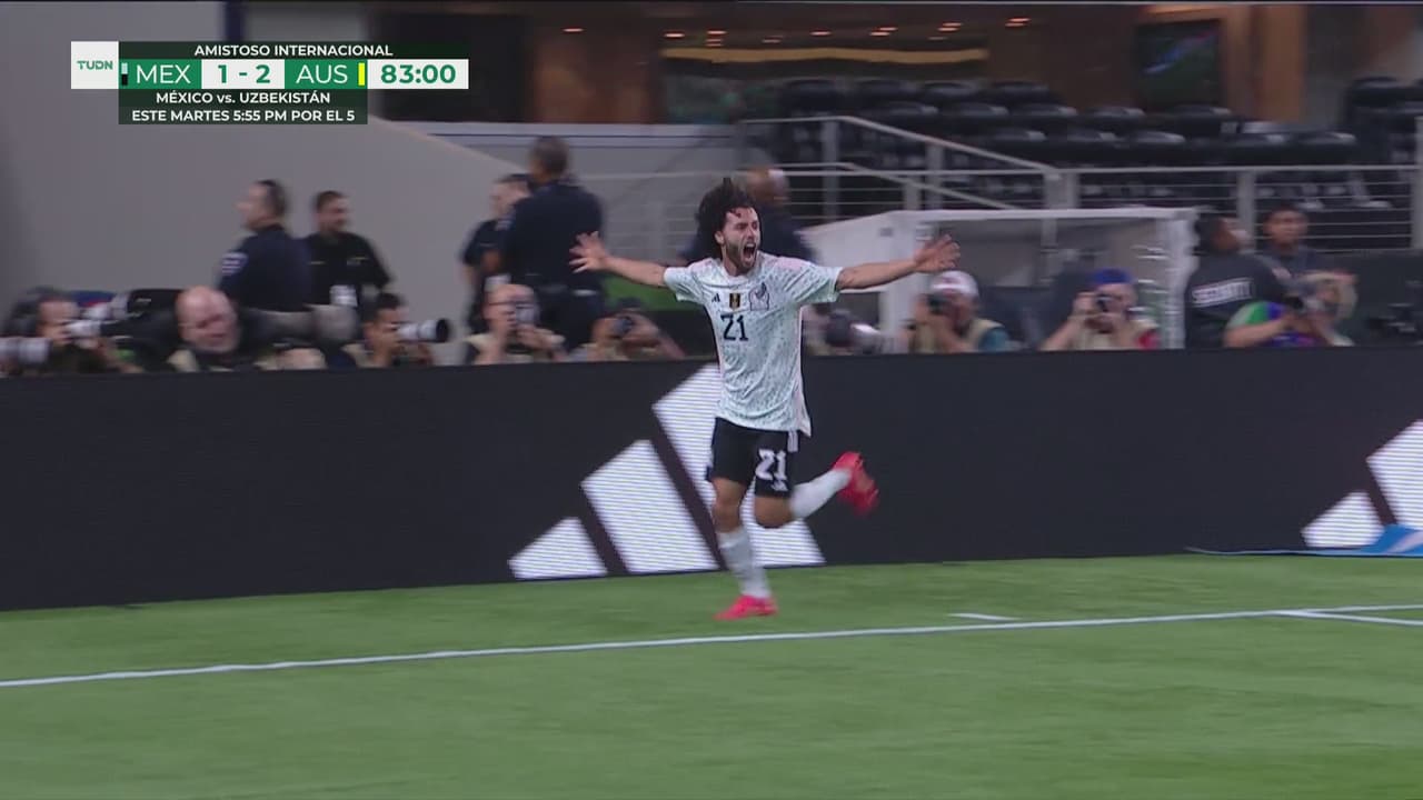 ¡Golazo del ‘Chino’ Huerta! México ya lo empata ante Australia