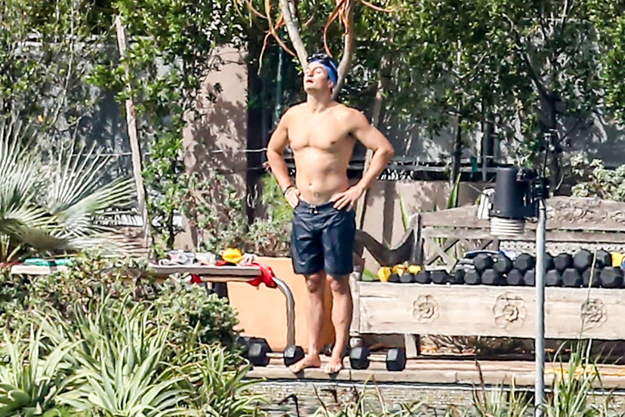 Orlando Bloom le advirtió a su ex sobre sus fotos al desnudo
