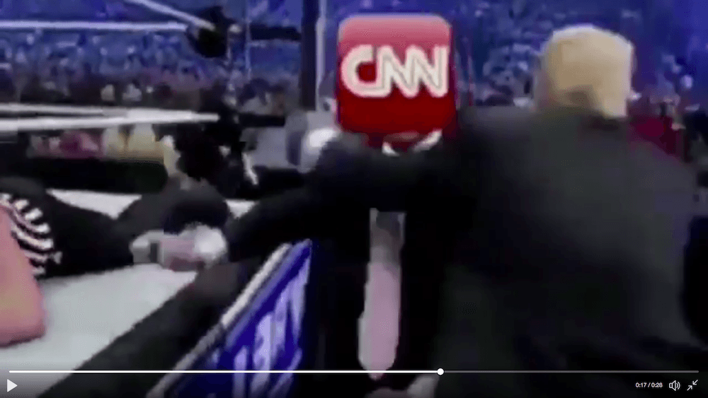 Usuario de Reddit se disculpa por el video que usó Trump en un polémico tuit contra CNN 