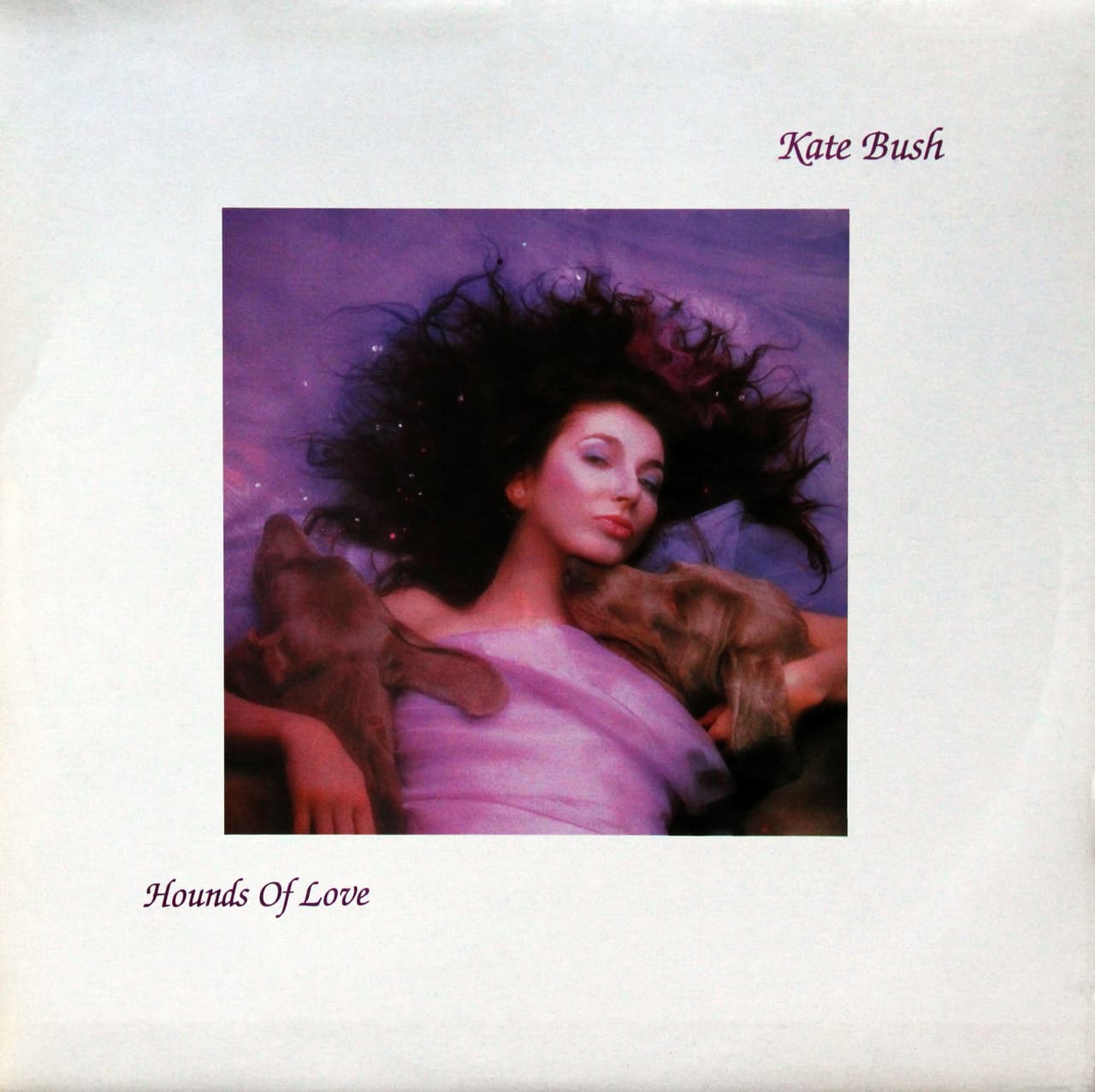 Kate Bush: 1985. LP front cover: Hounds Of Love