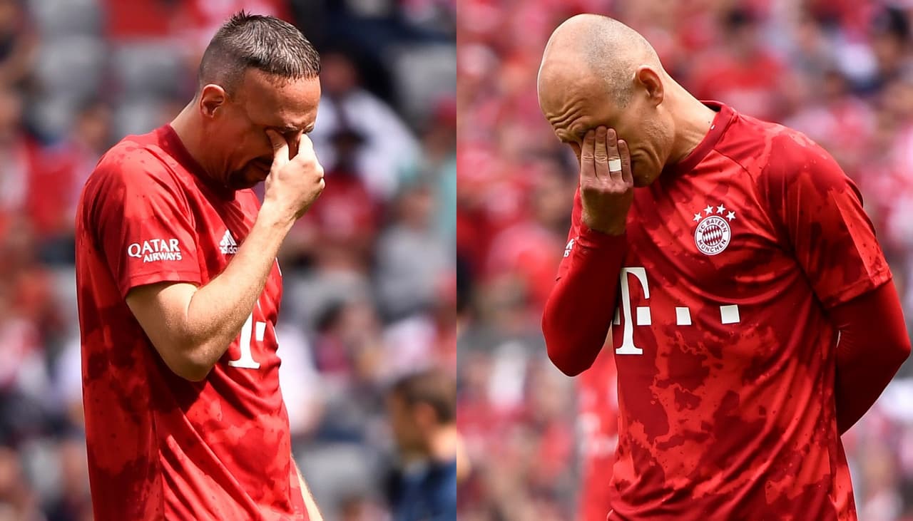 El último partido de Franck Ribery y Arjen Robben con Bayern Munich fue la oportunidad para rendir homenaje a dos cracks que brillaron con el club. Emotiva despedida.